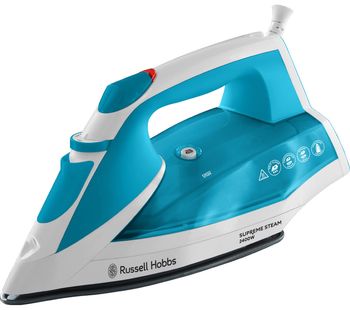 RUSSELL HOBBS Supreme 23040 Steam Iron - White & Blue, White