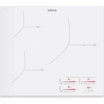 Edesa EIMS-6330 B WH Placa de Inducción 3 Zonas 59cm Blanca