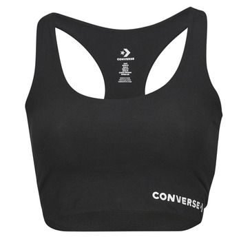 Converse Sujetador deportivo WORDMARK BRA TOP CONVERSE BLACK para mujer