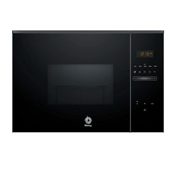 Microondas Integrable - Balay 3CG5175N2 , Grill, 900 W, Cristal Negro