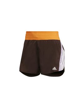 Pantalones de running adidas hyperglam marrón mujer