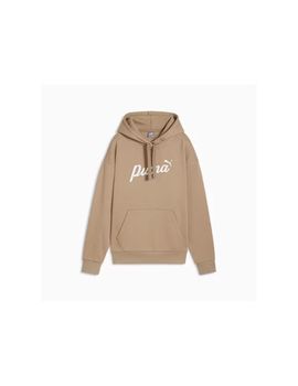 Sudadera de casual puma essentials+ script hoodie fl mujer