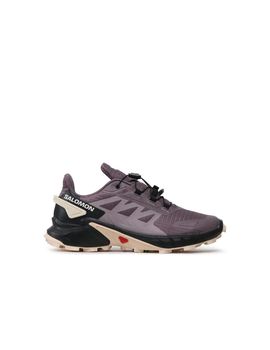 Zapatillas de trail salomon supercross 4 morado/negro mujer