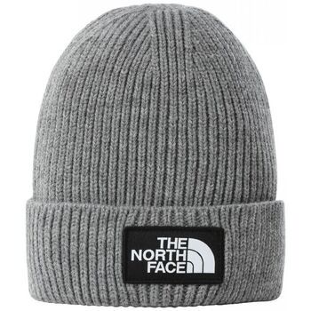 The North Face Sombrero NF0A3FJX - LOGO BOX CUFFED-DYY1 Medium Grey Heather para hombre