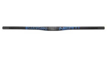 Manillar  neatt oxygen carbono    740 mm 31 8 mm negro y azul