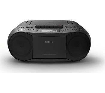 SONY CFD-S70 Boombox - Black, Black