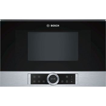 Bosch BFL634GS1 Microondas Integrable 900W Negro/Inox 21L