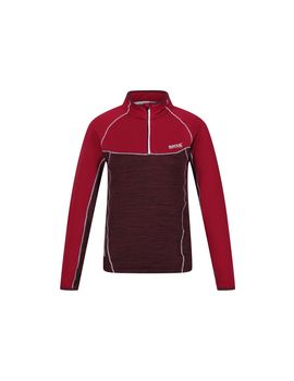 Forro polar regatta hepley lightweight half-zip w dark red