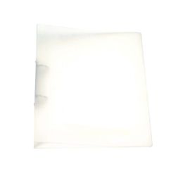 Q-Connect 2 Ring Binder Frosted A4 Clear Pk 1 - KF02487