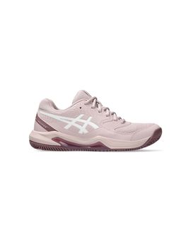 Zapatillas de tenis asics gel-dedicate 8 clay mujer rosa