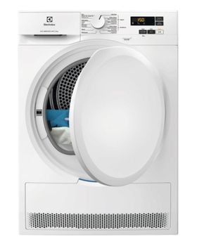 Secadora con Bomba de Calor - ELECTROLUX EDI618Y1ZO, Blanco, Carga 8Kg, Eficiencia A++