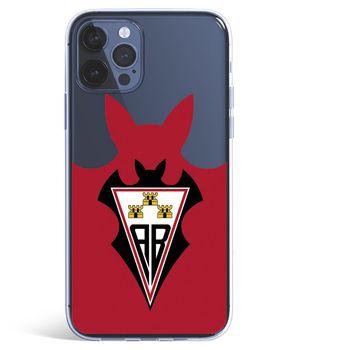 Funda Licencia Oficial Albacete Balompié Escudo Fondo Rojo para iPhone 12 Pro Max