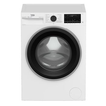 Lavadora Libre Instalación - Beko B3WFT58415W, 8 Kg y 1400 RPM, Bluetooth, Aquatech ProSmart SteamCure, Blanco