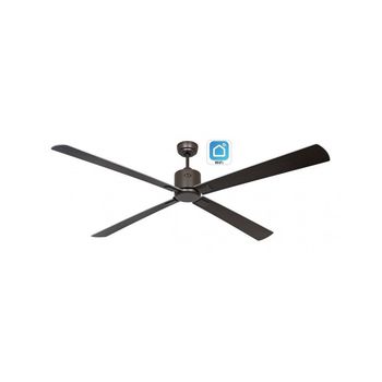 Ventilador De Techo Con Wifi Casafan Eco Neo Iii 180cm 949411w Wengué / Wengué Y Plata