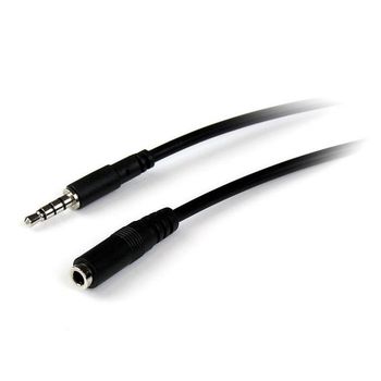 Startech Cable Alargador de Auriculares Minijack Macho/Hembra 1m