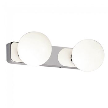 Aplique de pared para baño brazos (2 luces)