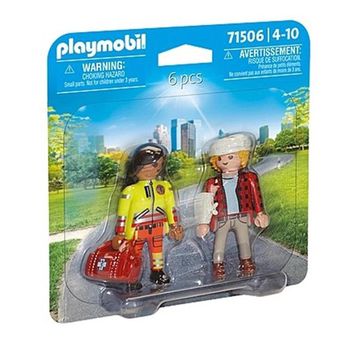 Playmobil 71506 My Life - Paramédico con paciente