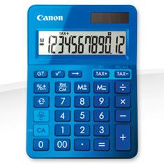 Calculadora Canon Sobremesa Ls-123K Azul