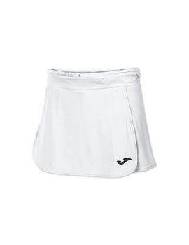 Falda de pádel para tenis joma open ii mujer / niña blanco