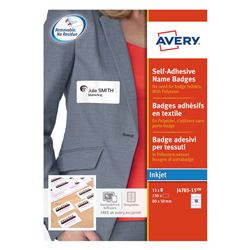 Avery Self-Adhesive Name Badges 80x50mm (150 Pack)