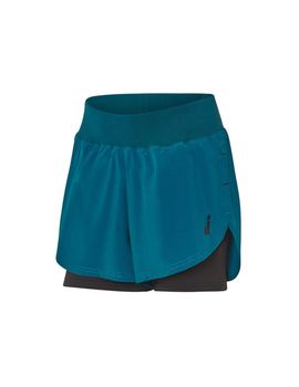 Pantalón de running joluvi metatech mujer azul cobalto