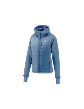 Anorack joluvi hybrid shell azul acero /azul acero mujer