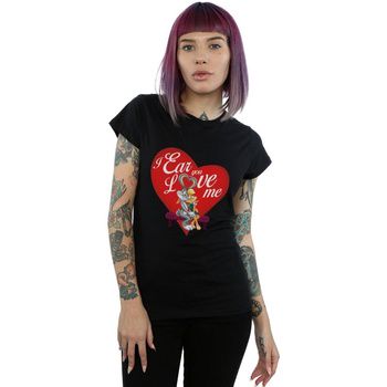 Dessins Animés Camiseta manga larga Valentine's Day Love Me para mujer