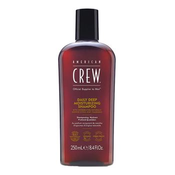 Daily Deep Moisturizing Shampoo 250 ml - American Crew - Champú hidratante para todo tipo de cabellos.