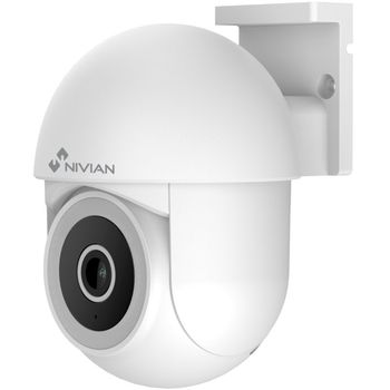 Nivian NVS-IPC-0S4-L-MINI Cámara de Seguridad Exterior PTZ WiFi IP SuperHD 2K 355º Visión Nocturna