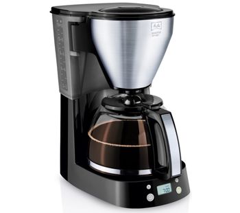 MELITTA Easy Top Timer Filter Coffee Machine - Black & Stainless Steel, Stainless Steel