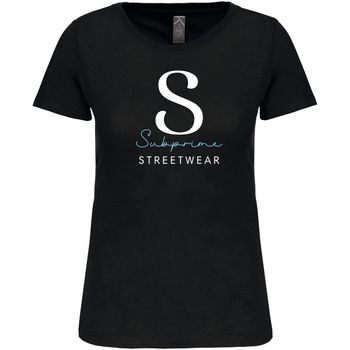 Subprime Camiseta Wmn Tee S-Logo Black para mujer