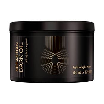 Dark Oil Mask - 500 ml - Sebastian Professional - Mascarilla ligera que proporciona brillo y tacto sedoso al cabello.