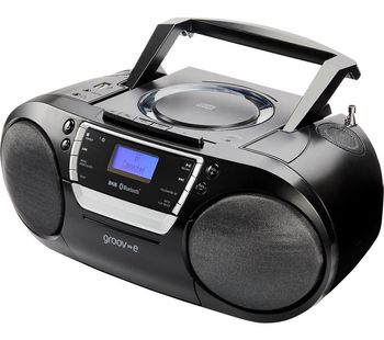 Ultimate GV-PS933 Bluetooth Boombox - Black, Black