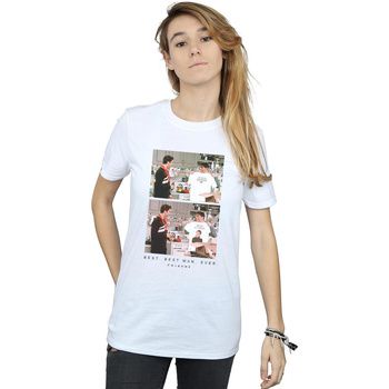 Friends Camiseta manga larga Best Best Man Ever para mujer