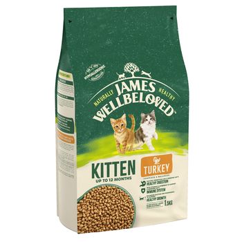 James Wellbeloved Kitten Hypoallergenic Pavo y arroz - 2 x 1,5 kg - Pack Ahorro