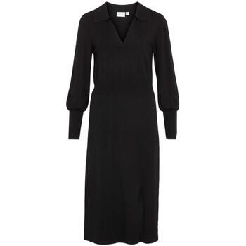 Vila Vestidos 14101335-Black para mujer