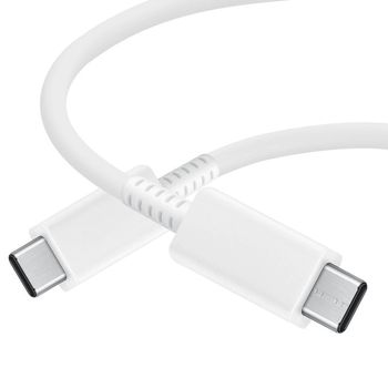 Samsung EP-DX510JWE Cable USB-C a USB-C Carga y Sincronización 5a 1.8m Blanco