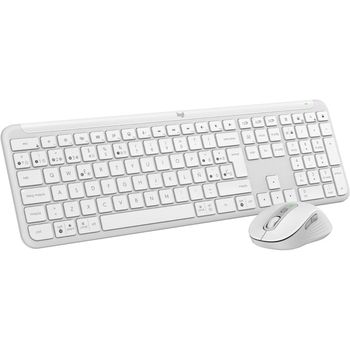 Logitech Signature Slim MK950 Combo Teclado + Ratón Inalámbrico Blanco