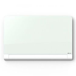 Nobo Widescreen Rounded Glass Whiteboard 57 inch White