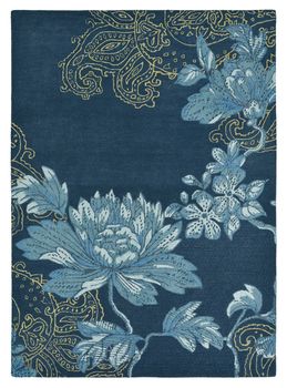 Alfombra lana y viscosa wedgewood fable-fl-azul 200x280cm