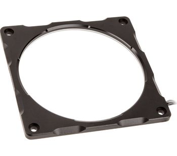 PHANTEKS Halos Lux Digital RGB LED Fan Frame - 120 mm, Aluminium Black, Black