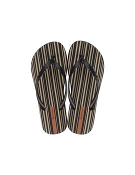 Chanclas ipanema classica happy xi mujer negro/beige