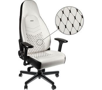 NOBLECHAIRS ICON Gaming Chair - White & Black, White