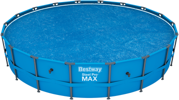 Cubierta de verano para piscina redonda de pvc de ø 549 cm bestway