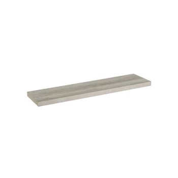 Estante flotante de madera MDF gris