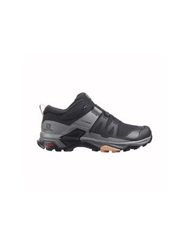 Zapatillas de montaña salomon x ultra 4 negro/gris/rosa mujer