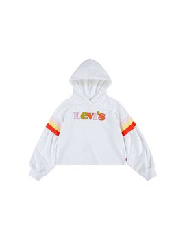 Sudadera levi's full sleeve high rise girl white