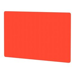 Air Screen for B2B Desk 1400x800mm Bespoke Tabasco Orange Fabric