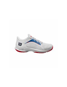 Zapatillas de pádel wilson hurakn 2.0 mujer blanco/azul/rojo