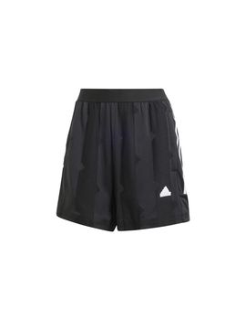 Pantalones adidas tiro cut 3 bandas jacquard shorts mujer negro